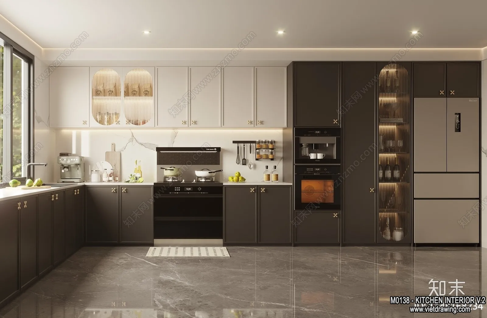 Kitchen - Modern Style Interior 3D Scenes - 165