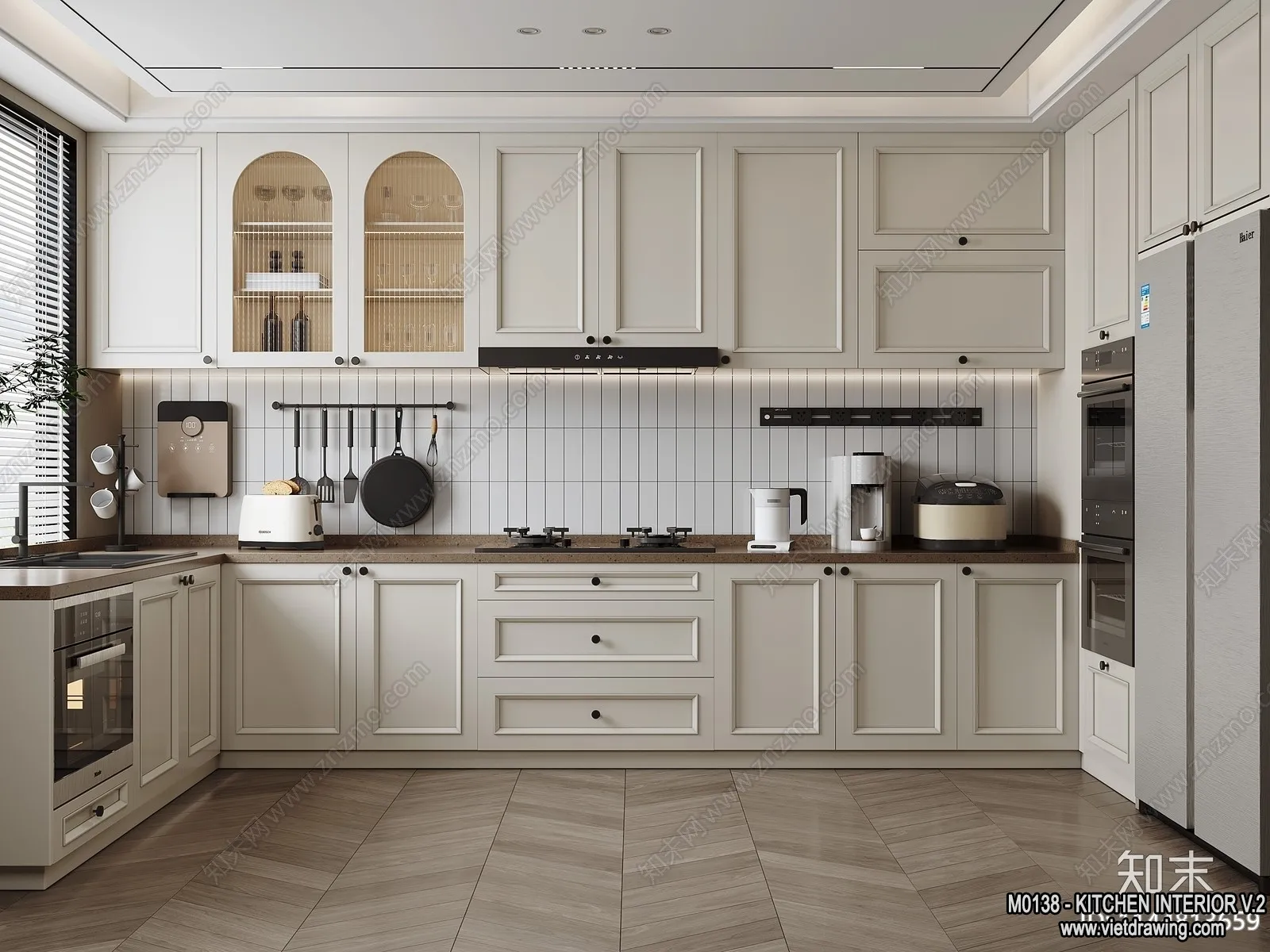Kitchen - Modern Style Interior 3D Scenes - 200
