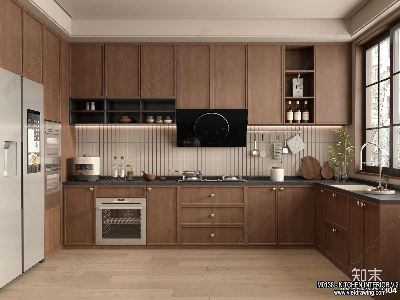 Kitchen - Modern Style Interior 3D Scenes - 211