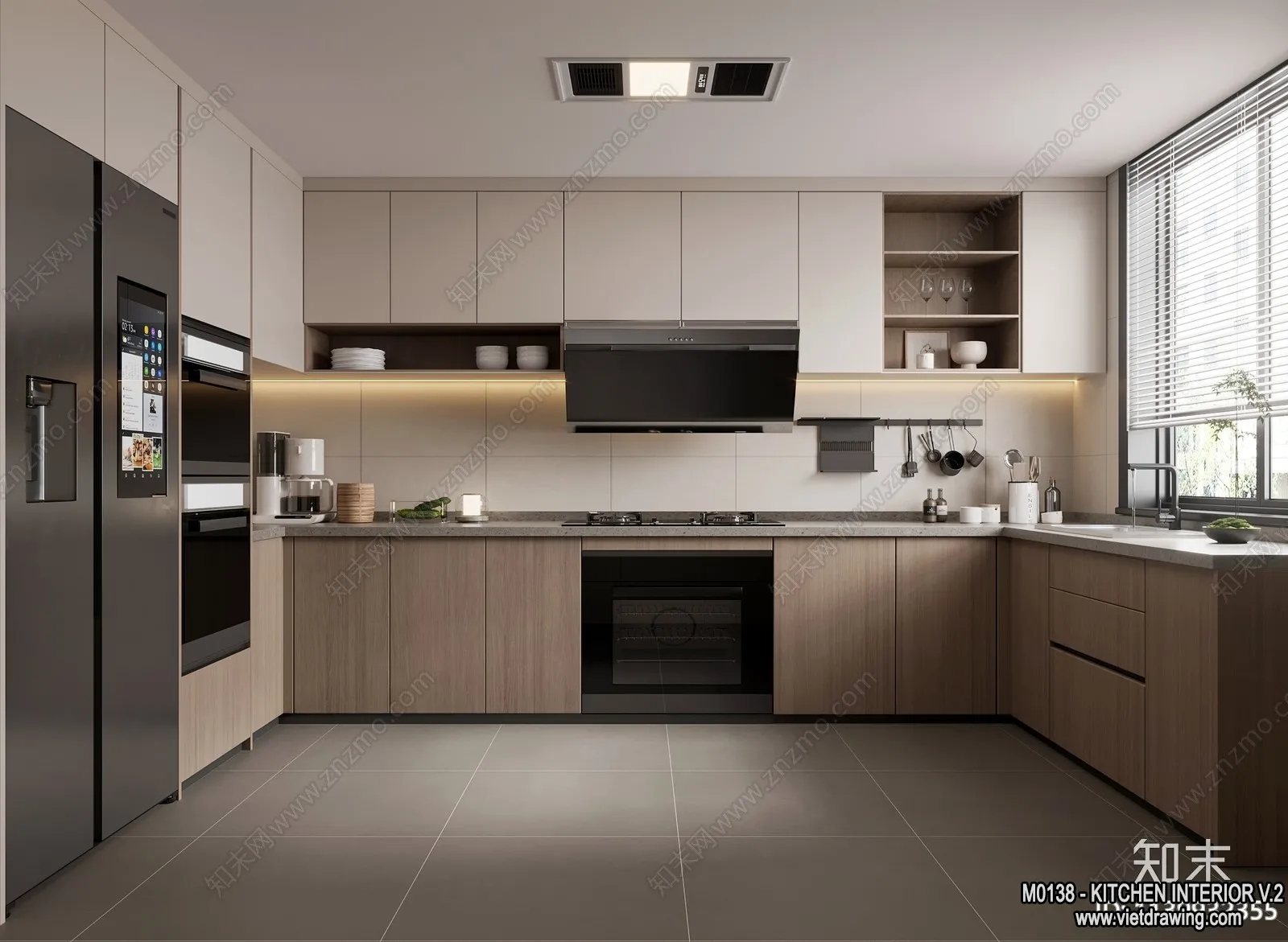 Kitchen - Modern Style Interior 3D Scenes - 212