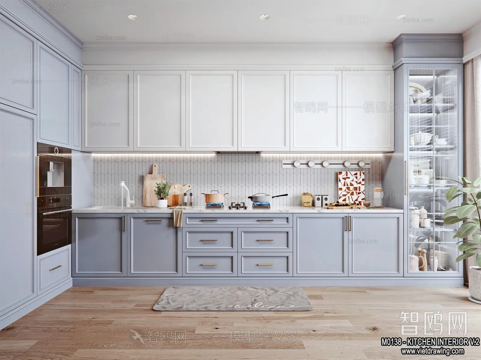 Kitchen - Modern Style Interior 3D Scenes - 221