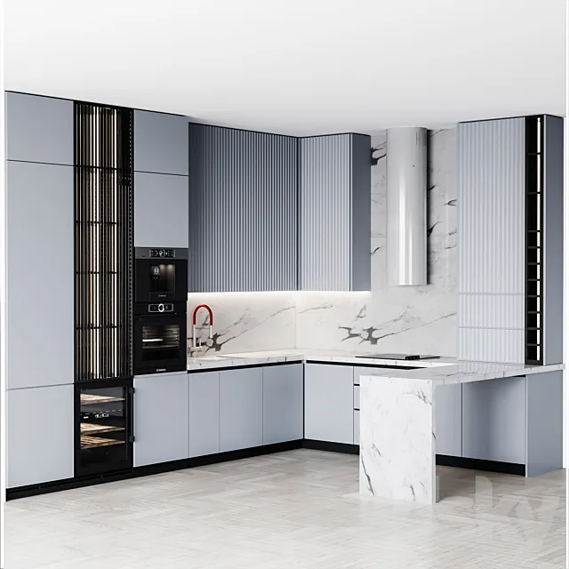 Kitchen Modern150 3DModel