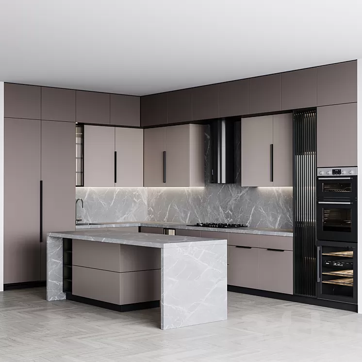 Kitchen Modern152 3D Model
