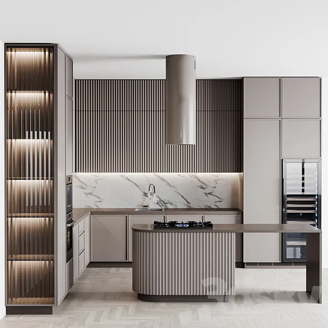 kitchen modern173 3D Model