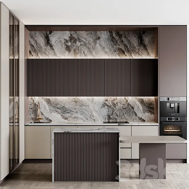 kitchen modern233 3D Model