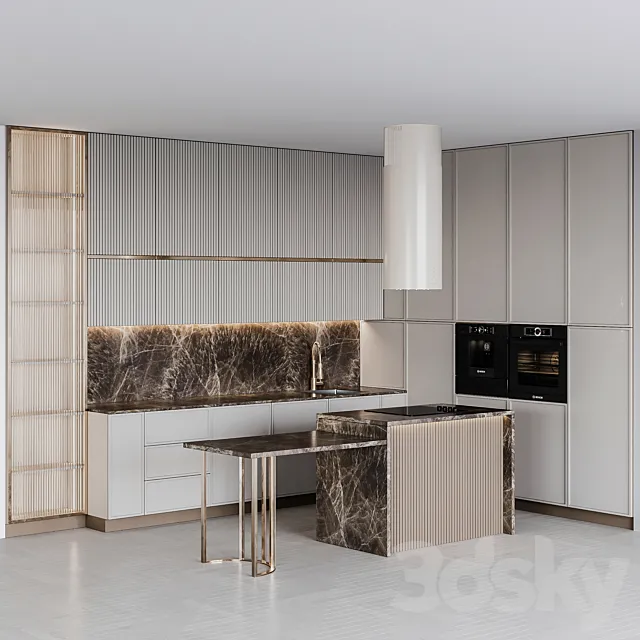 kitchen modern246 3D Model