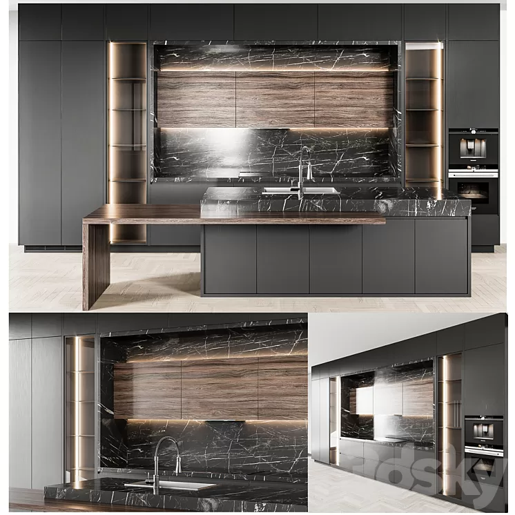 kitchen modern63 black kitchen