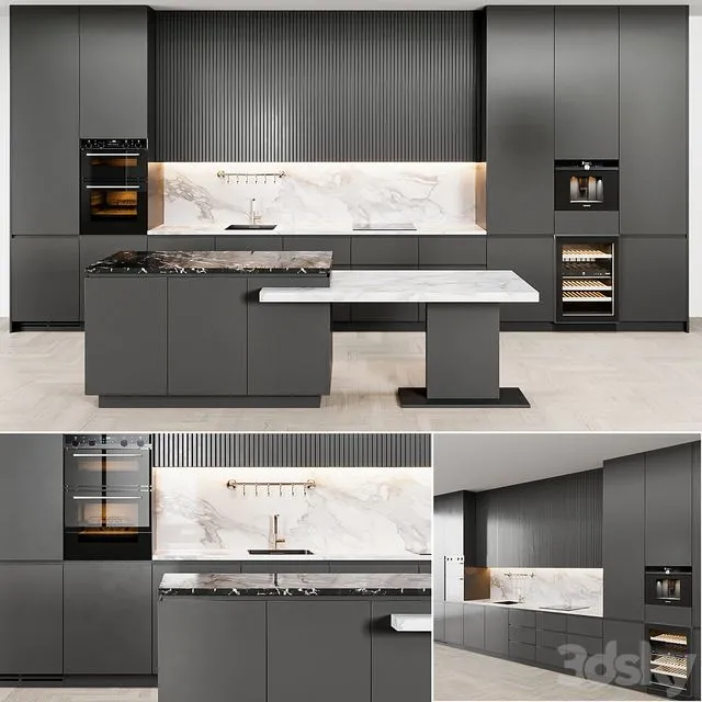 kitchen modern72 3D Model