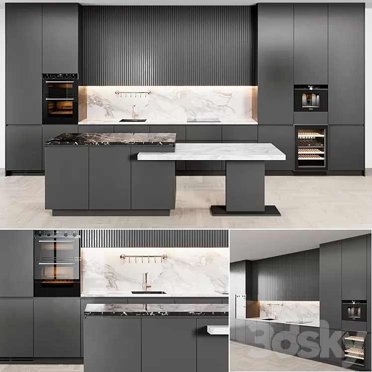 kitchen modern72 3D Model Free