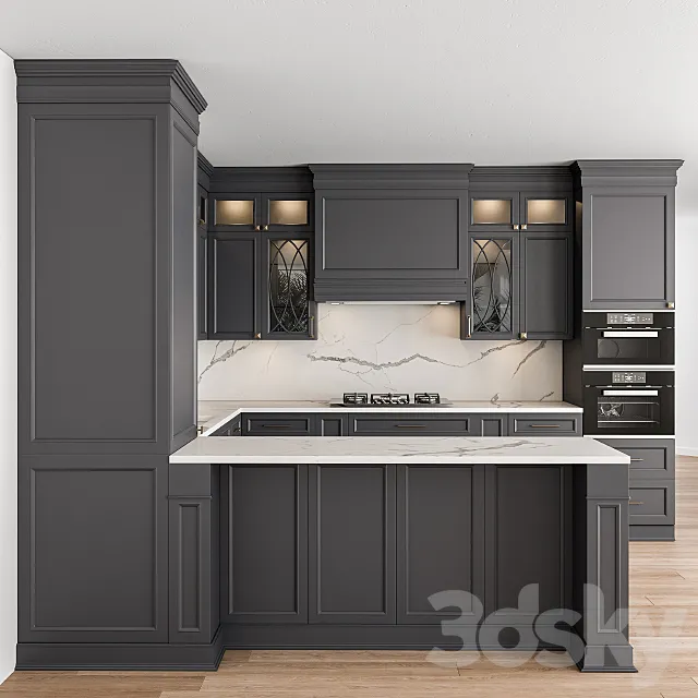 Kitchen Neo Classic Gray and White - Set 37 Free Download