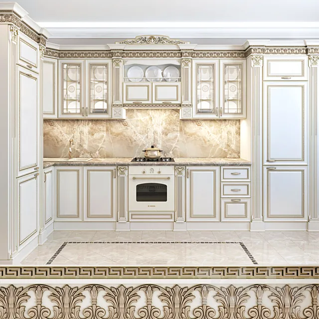 kitchen nike avorio 3DModel