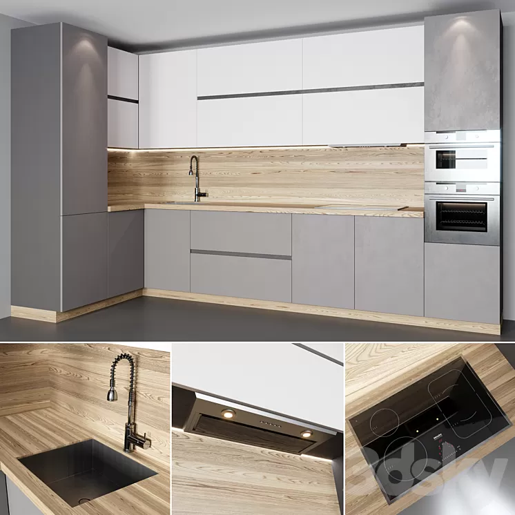 Kitchen No. 1 3D Model