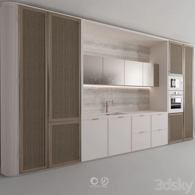 Kitchen No. 107 3D Model