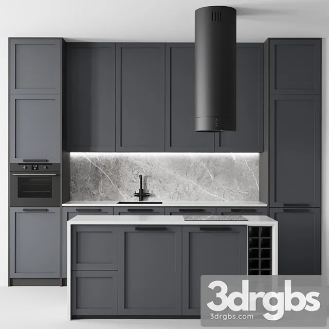 Kitchen no. 20 3D Model Free