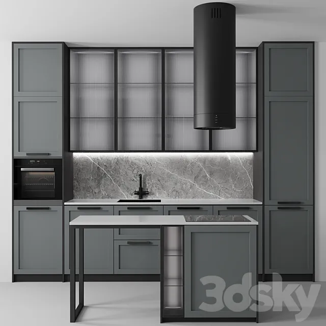 Kitchen No. 23 3D Model