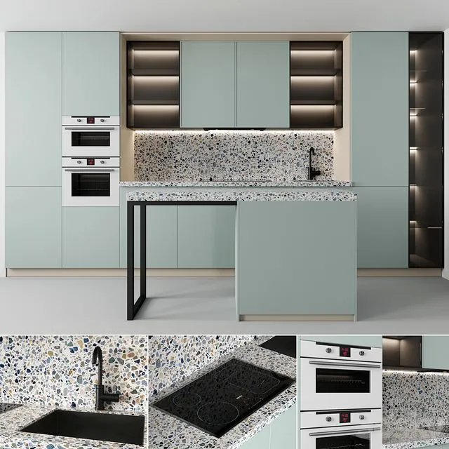 Kitchen No. 3 3D Model