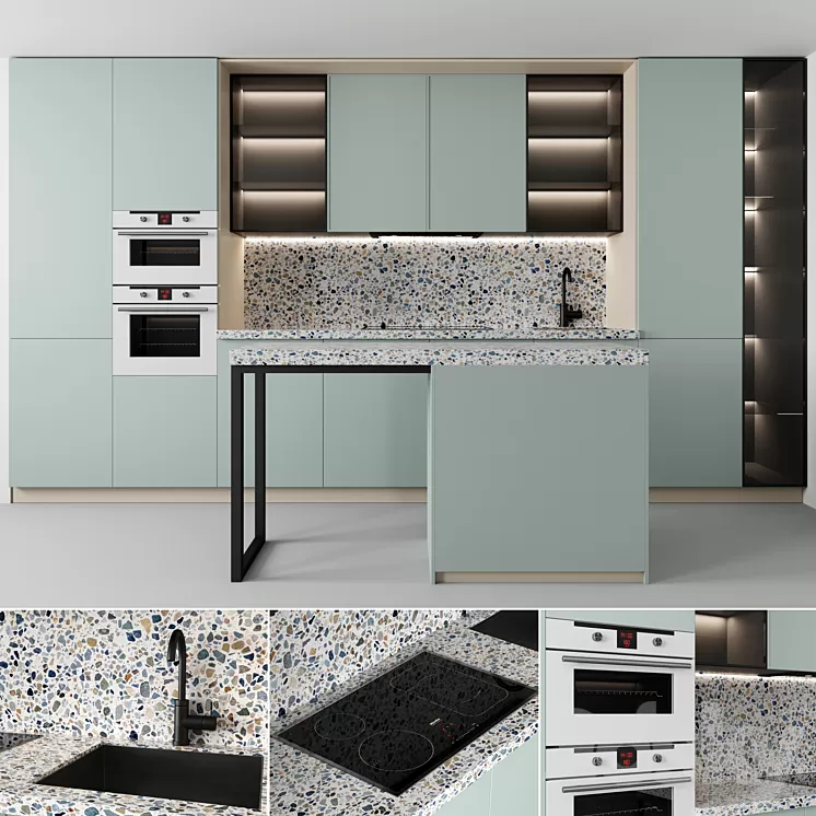 Kitchen No. 3 3D Model