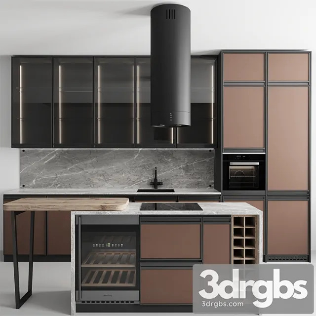 Kitchen no. 33 3D Model Free