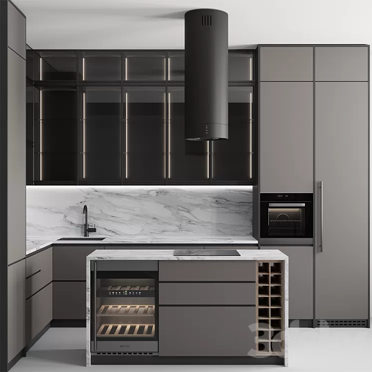 Kitchen No. 34 3D Model