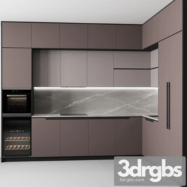 Kitchen No 35 3D Model Free