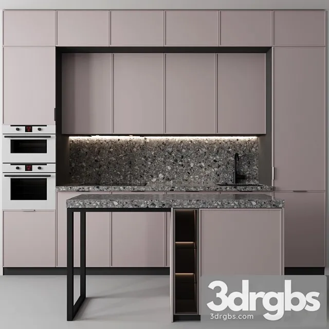 Kitchen no. 4 3D Model Free