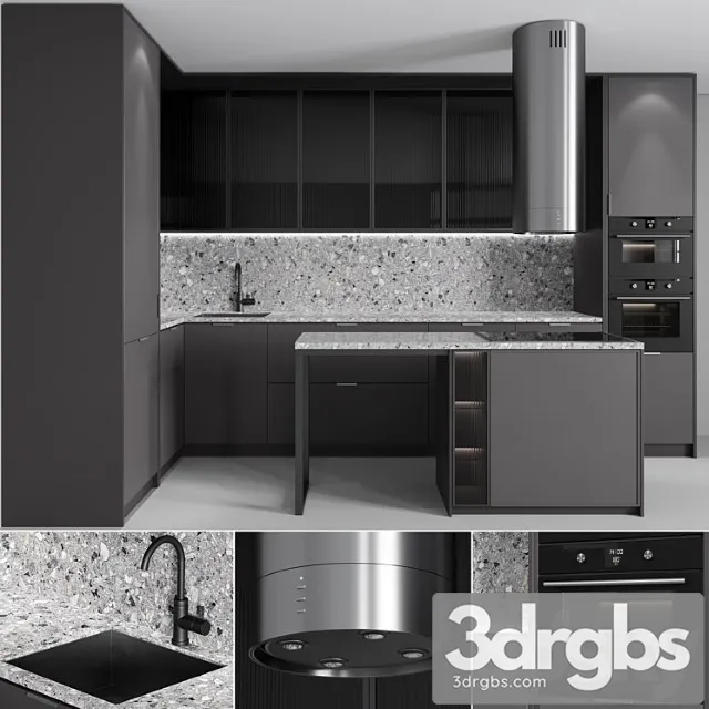 Kitchen no. 6 3D Model Free