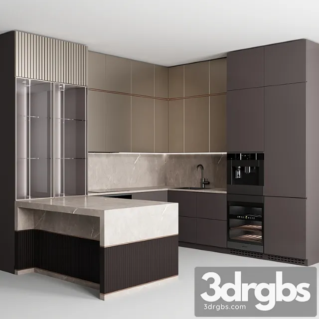 Kitchen No 65 3D Model Free