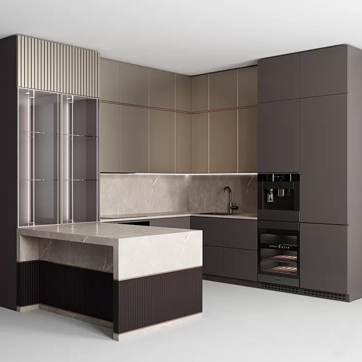 Kitchen No. 65 3D Model