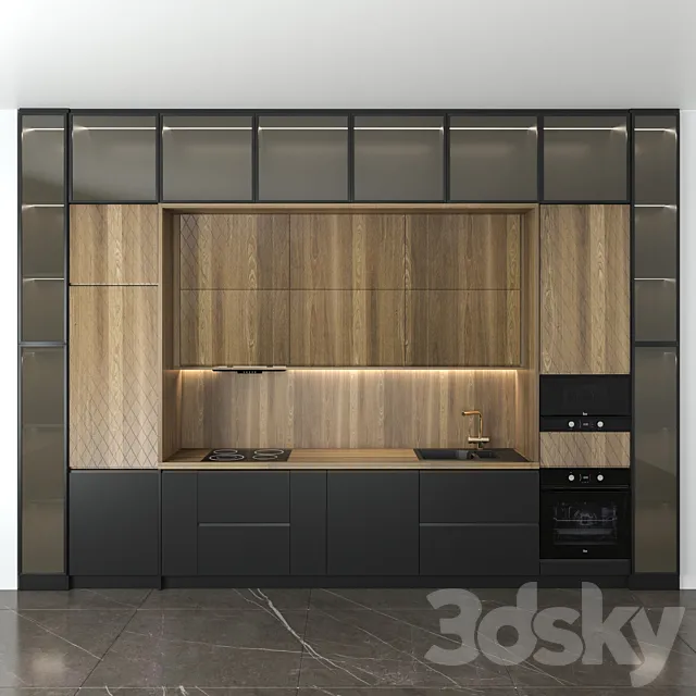 Kitchen No. 7 3D Model