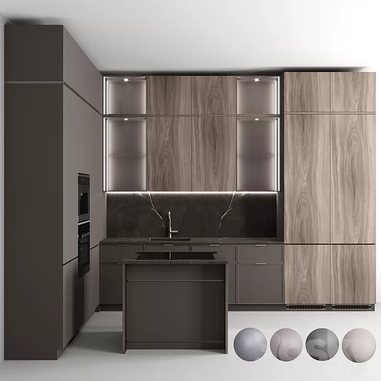 Kitchen No. 70 3D Model