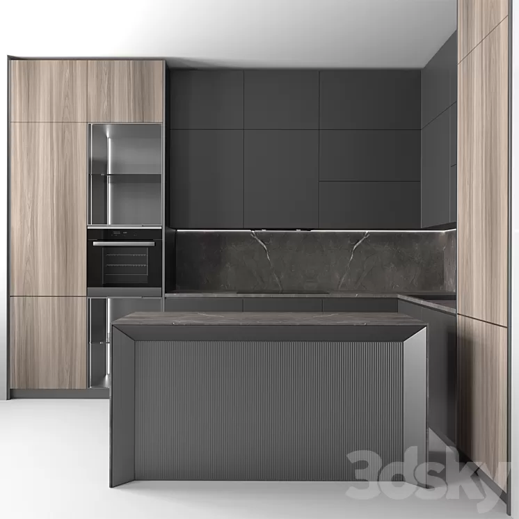 Kitchen No. 77 3D Model