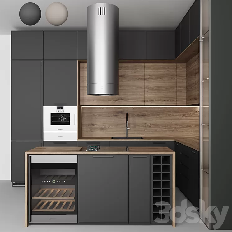 Kitchen No. 92 3D Model