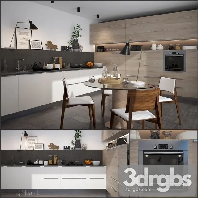 Kitchen Nolte Artwood 3D Model Free