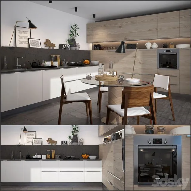 Kitchen Nolte - Artwood 3D Model