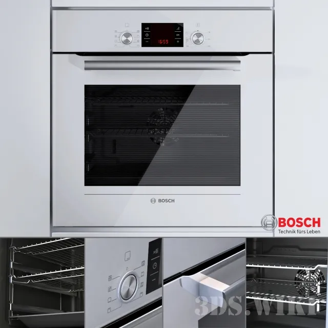 kitchen - Oven BOSCH HBG 43 T 420 3D Model