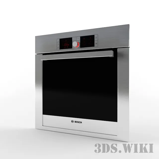 kitchen - Oven Bosch HBG76B650 3D Model