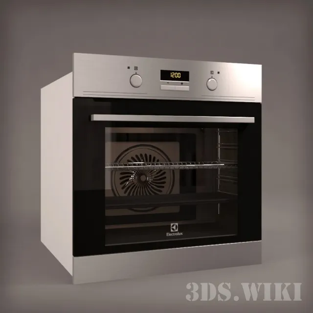kitchen - Oven Electrolux 3D Model