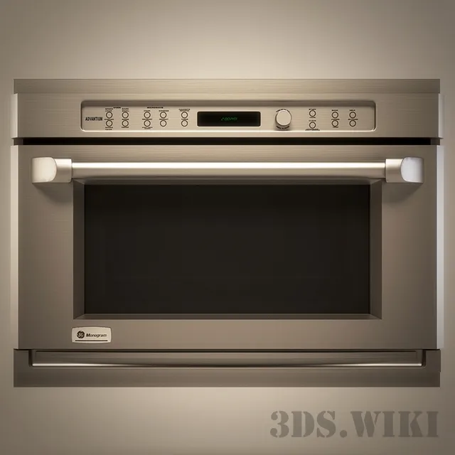 kitchen - Oven Ge Monogram Single Oven 3D Model