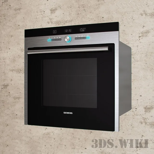 kitchen - Oven Siemens HB76G1560S 3D Model