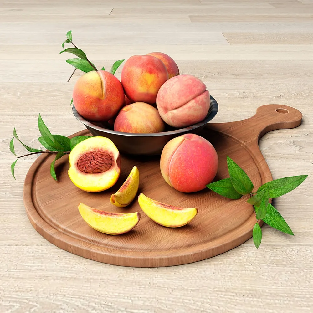 kitchen - Peaches 3D Model
