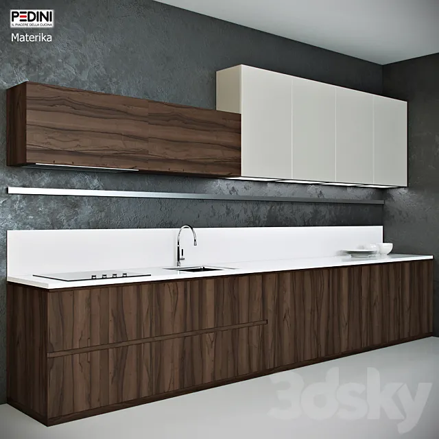 Kitchen Pedini - Materika 3DModel