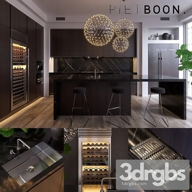Kitchen Piet Boon Signature 2 3D Model Free