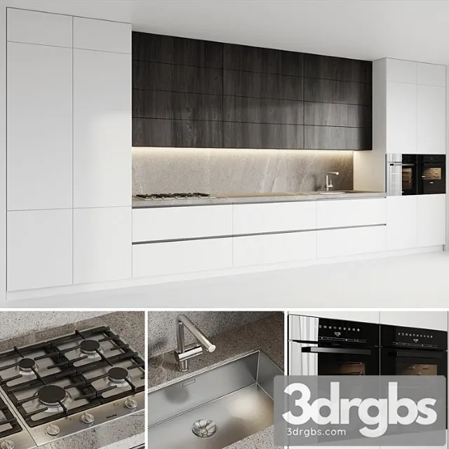 Kitchen poliform my planet 3D Model Free