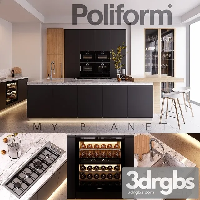 Kitchen Poliform Varenna My Planet 4 Free Download