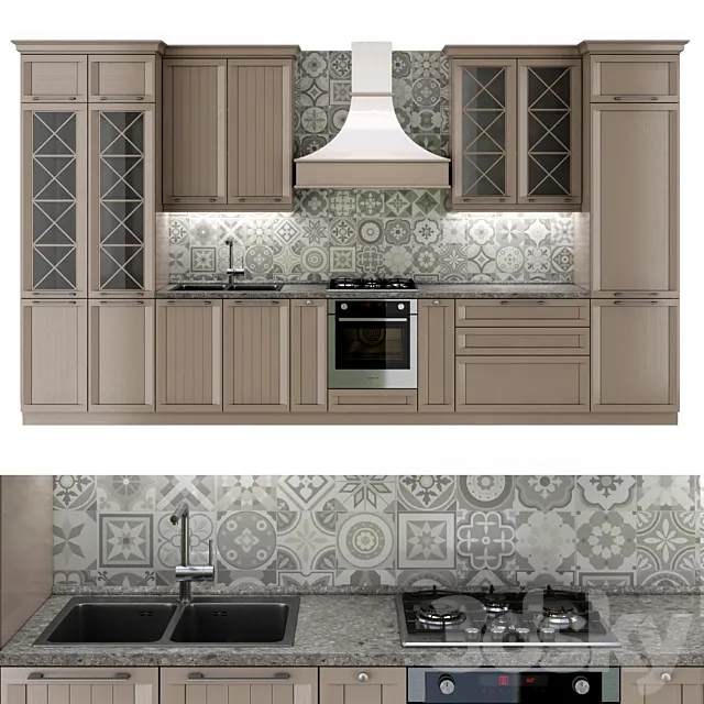 Kitchen portofino 3D Model