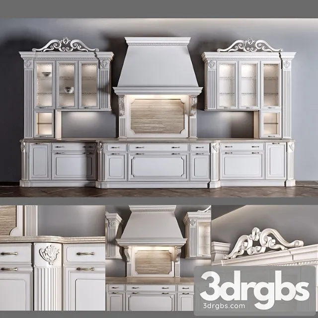 Kitchen Prestige Regina Dama 3D Model Free