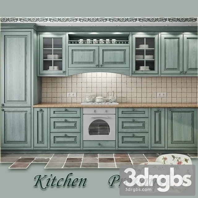 Kitchen Provans 3D Model Free