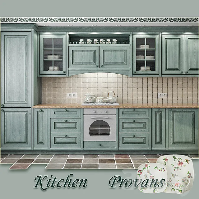 Kitchen "Provence" 3DModel