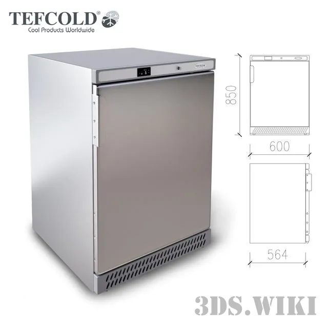 kitchen - Refrigerated Tefcold – UR200S 3D Model