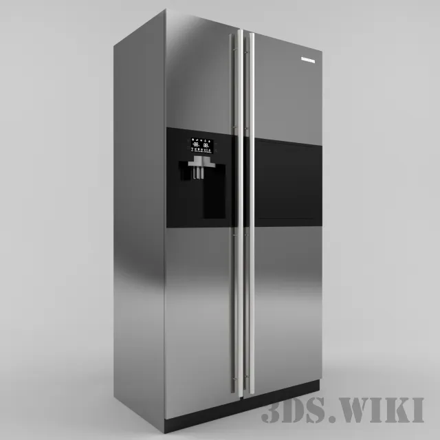 kitchen - Refrigerator Samsung RSH5ZLMR 3D Model